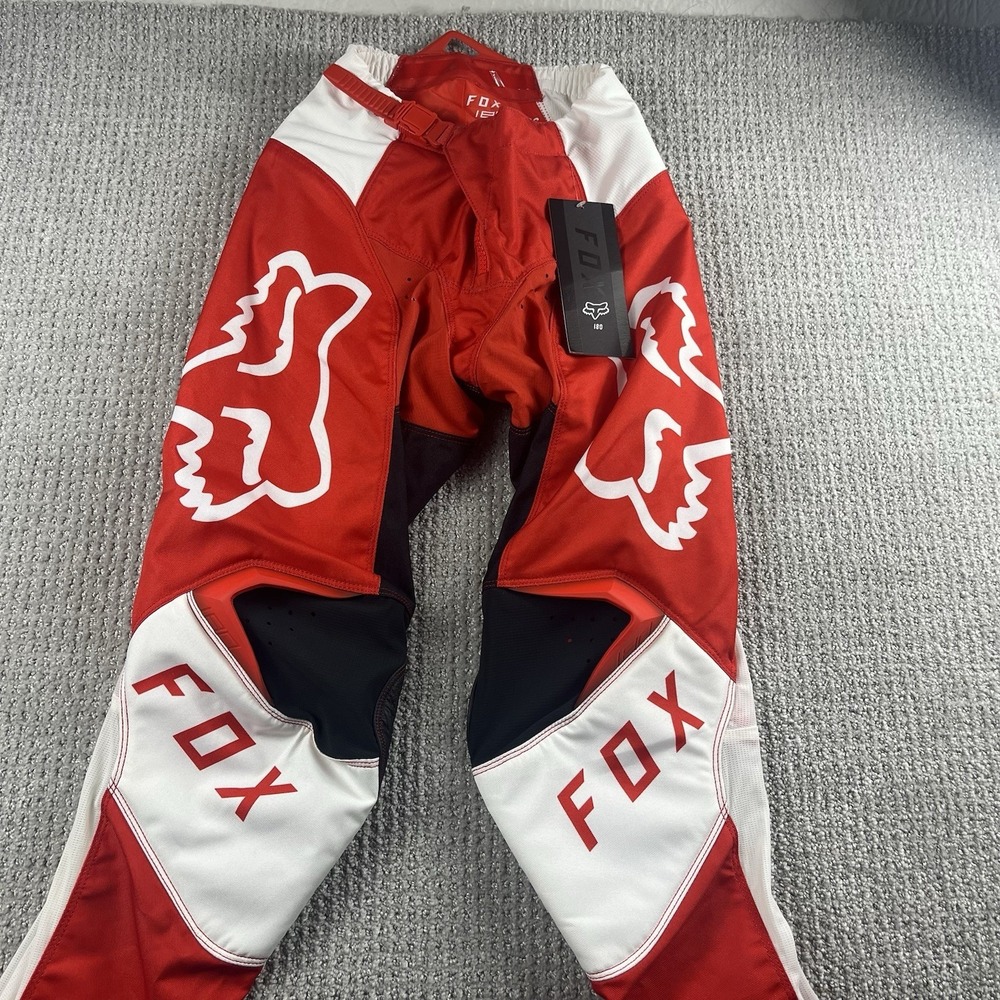 Fox Racing 180 Lux Off-Road Motocross Pants Youth Red Size 26Y NWT